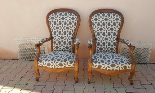 Réalisation de 2 fauteuils par L'atelier Artisanal Sète