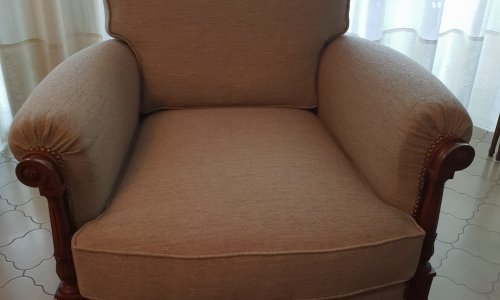 Rénovation fauteuil bergère à Sète